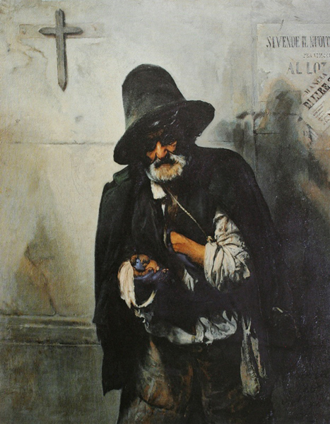 Римский нищий. П.П. Чистяков, 1867 г.