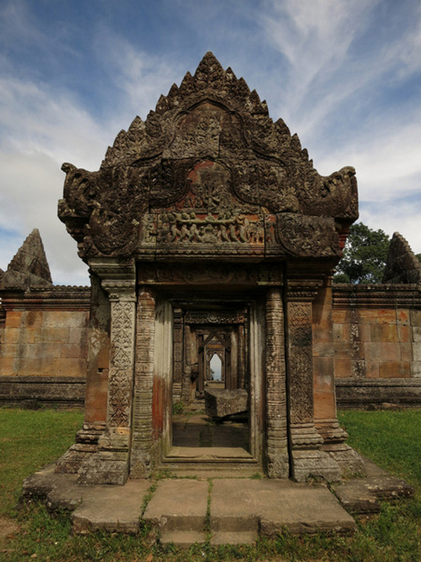  Myth about Churning of World Ocean. Fronton at Preah Vihear temple (X c.)