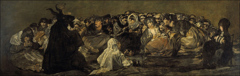 Шабаш ведьм. Francisco José de Goya y Lucientes, 1819-1823 гг.
